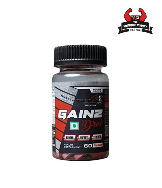  MUSCLE GARAGE GAINZ DROL ( BEST SIZE TABLET) 100% NATURAL FORMULA | 60 Capsules | with official Authentic Tag